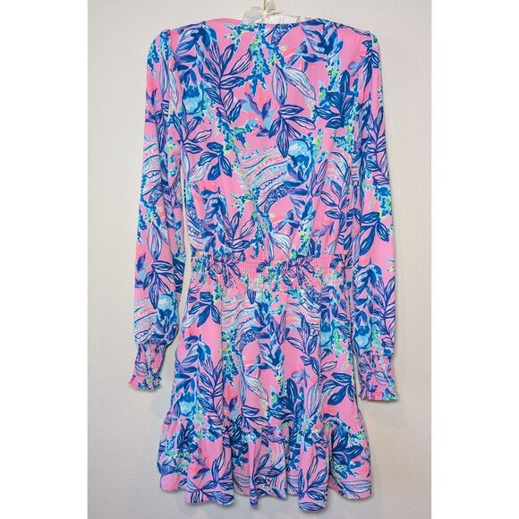 Lilly Pulitzer Cristiana Stretch Dress in Lilac Rose - Picture 9 of 14